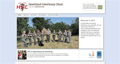 Desktop Screenshot of heartlandvetclinicks.net